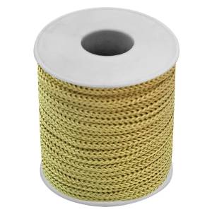 19-376 Κορδόνι Χρυσό Ρολό=20m 3mm X20m , Χριστουγεννιάτικα