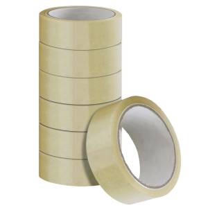 19-55 Ταινία Συσκευασίας 38mm Καφέ-Διάφανη 38mm x 66m , Σχολικά