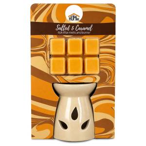 22-3039 Βάση με Αρωματικό wax Melt Salted Caramel 6 Κύβοι  , Δώρα