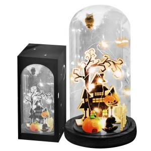 3-2634 Γυάλα με φως Halloween 22x11cm , Halloween