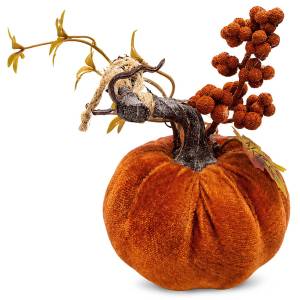 3-2753 Κολοκύθα με Λουλούδι 15x11cm , Halloween
