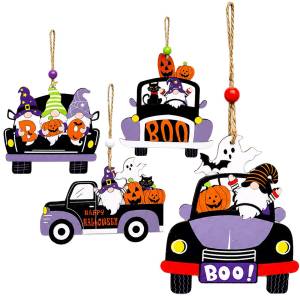 3-2816 Στολίδι Ξύλινο Halloween 11x7cm , Halloween