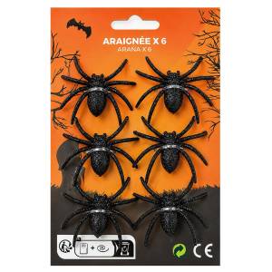3-911 Αράχνες σετ=6τεμ 20x13cm , Halloween