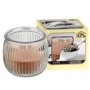 37-447 Κερί Cookies and Cream σε Βάζο 21h 85gr Net, 7x6,5cm , Δώρα