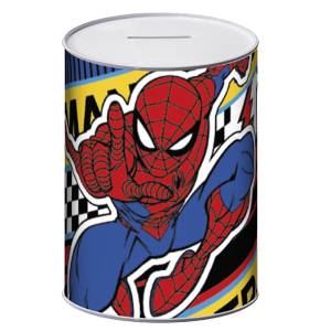 50-2362 Κουμπαράς Μεταλλικός Spiderman 11x8cm , Δώρα
