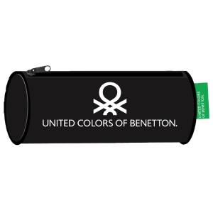 50-2967 Κασετίνα Μαύρη United Colors of Benetton 20x6cm , Σχολικά