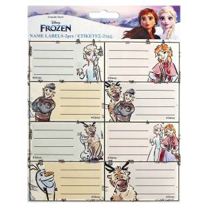 50-3529 Ετικέτες Frozen  σετ=2φύλλα 16 Ετικέτες 15x20cm , Σχολικά