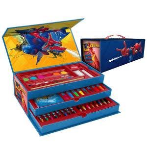 50-3607 Σετ Ζωγραφικής Βαλιτσάκι 41τεμ. Spiderman 26x22cm		 , Σχολικά