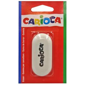 50-669 Γόμα Λευκή Carioca Blister 5x3cm , Σχολικά