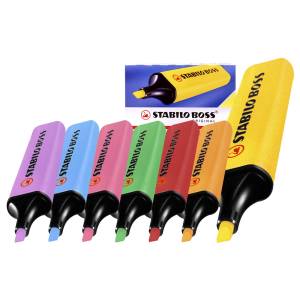 60-12 Μαρκαδόρος Υπογραμμίσεως Stabilo Boss Original 5mm  , Σχολικά