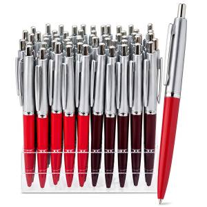 60-56 Στυλό Κλιπ Ασημί Κεφάλι Ballpoint 1.0mm  , Σχολικά
