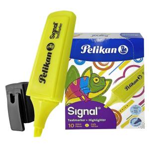 60-893 Μαρκαδόρος Υπογραμμίσεως Κίτρινος Pelikan Signal  , Σχολικά
