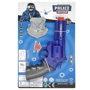 68-790 Περίστροφο Μπαταρίας Police try me 23x15x3cm , Παιχνίδια
