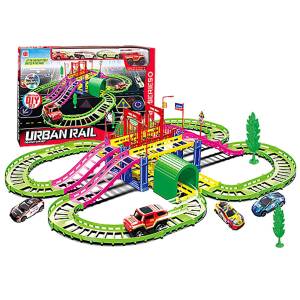 68-846 Αυτοκινητόδρομος με Γέφυρα Urban Rail 43x28x7cm , Παιχνίδια