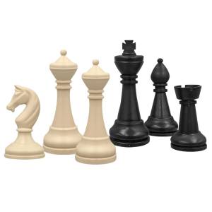 69-1732 Πιόνια Μπεζ-Μαύρα για Σκάκι Μεγάλο με 2 Βασίλισσες Για Σκάκι Μεγάλο με 2 Βασίλισσες , Παιχνίδια