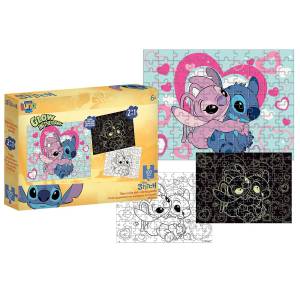 69-1904 Παζλ 100τεμ Glow in the Dark Stitch 48x34cm , Παιχνίδια