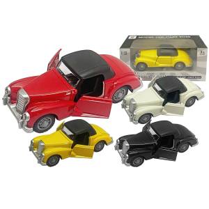 70-2281 Κλασική Mercedes die Cast Pull Back 1:32 16x7x6cm , Παιχνίδια