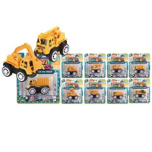 70-2303 Μίνι Δομικά Pull Back σε Καρτέλα 14x12x3cm , Παιχνίδια