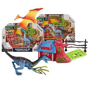 71-3366 Δεινόσαυροι & Σπιτάκια Κουτί Dinosaur World 24x17x7cm , Παιχνίδια