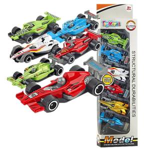 71-3461 Κουτί 6 Φόρμουλες 8cm Μεταλλικές Free Wheels 35x9x4cm , Παιχνίδια