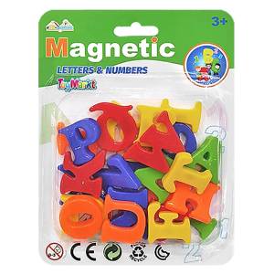 71-3491 Μαγνητικά Γράμματα Μικρή Καρτέλα 18x14x2cm , Παιχνίδια