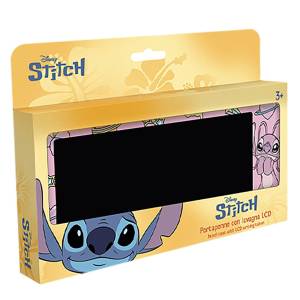 71-3742 Κασετίνα Τάμπλετ Γραφής LCD Οθόνη Stitch 14x21x3cm , Σχολικά