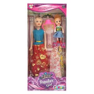 72-2051 Κούκλα Popular Girl & Κουκλάκι & Φορέματα 32x14x5cm , Παιχνίδια