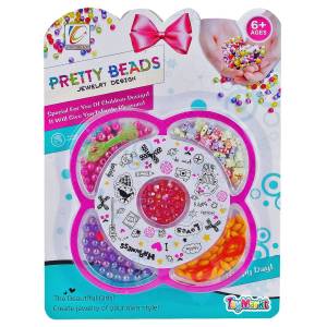 77-1174 Καρτέλα Χάντρες Pretty Beads 28x21cm , Παιχνίδια