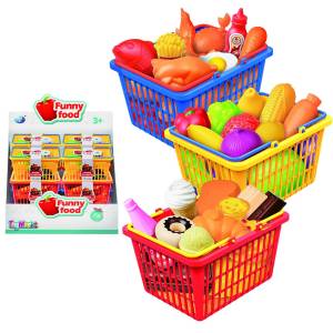 77-1254 Καλαθάκι Κουζινικά Μικρό Funny Food 16x12x9cm , Παιχνίδια