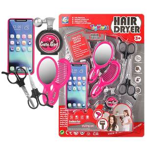 77-1255 Καρτέλα Ομορφιάς diy Hair Dryer 37x27x5cm , Παιχνίδια