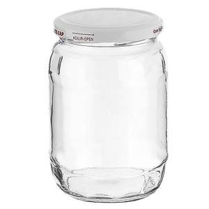 80-208 Βάζο Γυάλινο 720ml 720ml 13,5x9,3cm , Είδη Σπιτιού