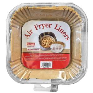 80-2202 Φορμάκια Airfryer από Αντικολλητικό Χαρτί σετ=50τεμ 16x16x4,5cm , Είδη Σπιτιού