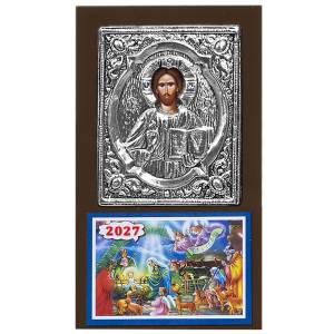 93-1011 Ημερολόγιο Εικόνα 23x13cm , Χριστουγεννιάτικα
