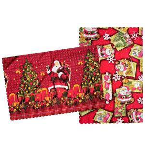 93-2316 Τραπεζομαντηλο Xmas Μεγάλο 180x150cm , Χριστουγεννιάτικα