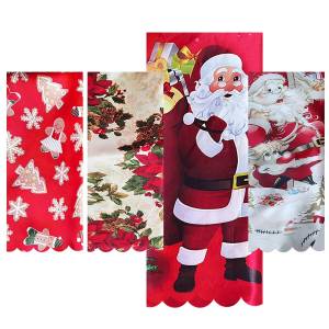 93-2317 Τραπεζομαντηλο Xmas Μεσαίο 150x150cm , Χριστουγεννιάτικα