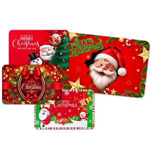 93-2427 Χαλάκι Εξώπορτας Xmas Βαρύ 58x38cm , Χριστουγεννιάτικα