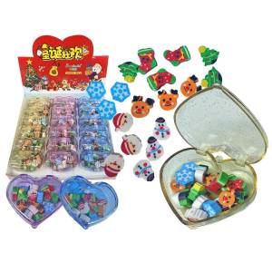 93-2687 Γομίτσες Xmas Μέσα σε Κουτί ~1,5cm , Χριστουγεννιάτικα