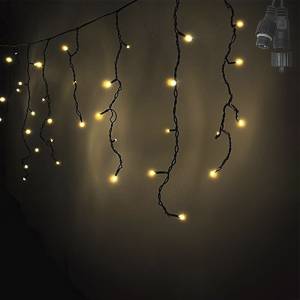 93-3480 100 Λαμπάκια LED Λευκό Θερμό Βροχή με Επέκταση & Προγράμματα IP44 110x80cm (δεν Περιέχεται ο Μετασχηματιστής) , Χριστουγεννιάτικα