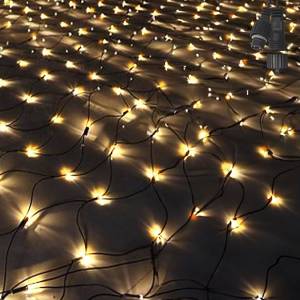 93-3482 100 Λαμπάκια LED Λευκό Θερμό Δίχτυ με Επέκταση & Προγράμματα IP44 1,5x1,5m (δεν Περιέχεται ο Μετασχηματιστής) , Χριστουγεννιάτικα