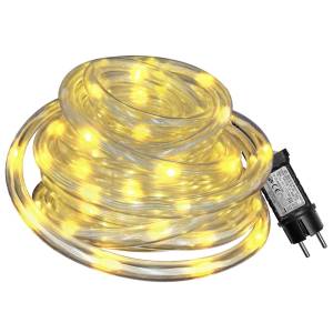 93-3491 Φωτοσωλήνας 200 LED 10m Λευκός Θερμός με Προγράμματα IP44 ø11mm 10m (+3m Extra Καλώδιο) , Χριστουγεννιάτικα