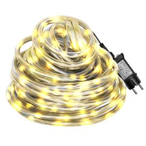93-3493 Φωτοσωλήνας 400 LED 20m Λευκός Θερμός με Προγράμματα IP44 ø11mm 20m (+3m Extra Καλώδιο) , Χριστουγεννιάτικα