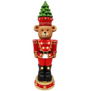 93-4066 Αρκούδος Xmas mgo Γίγας με φως 66x20x18cm , Χριστουγεννιάτικα