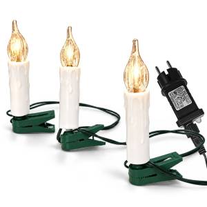 93-4078 20 Κεριά LED Λευκό Θερμό με Προγράμματα IP44 9m , Χριστουγεννιάτικα