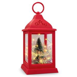 93-4147 Φανάρι Xmas Άγιος - Δέντρο 26x10cm , Χριστουγεννιάτικα