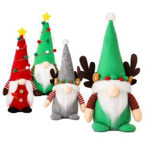 93-4177 Φιγούρα Διακοσμητική Gnome Ριγέ Μανίκια 31cm , Χριστουγεννιάτικα