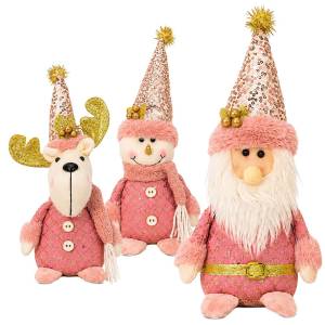 93-4186 Φιγούρα Διακοσμητική Gnome Παστέλ ~30-34cm , Χριστουγεννιάτικα