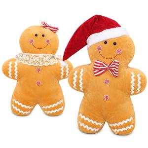 93-4201 Μαξιλάρι Xmas Μπισκοτούλης 46x34cm , Χριστουγεννιάτικα