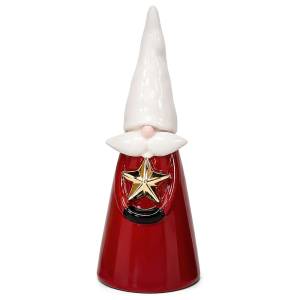 93-4249 Κεραμικό Διακοσμητικό Gnome 29x10,5cm , Χριστουγεννιάτικα