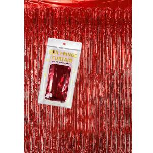 96-956 Κουρτίνα Διακόσμησης Party Foil Κόκκινη 2x1m , Ψιλικά